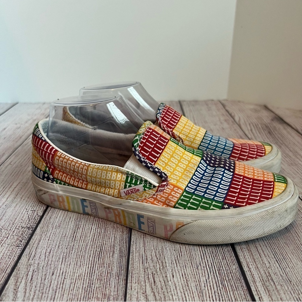 VANS Pride Classic Slip Ons 8.5